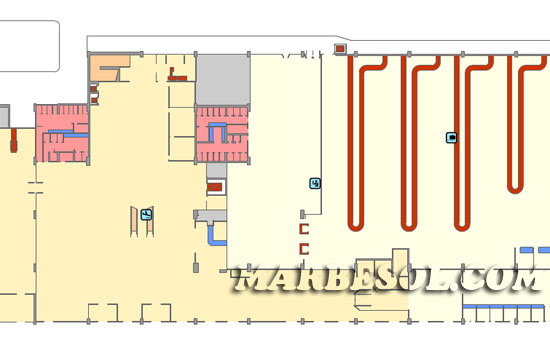 terminal 1 arrival map
