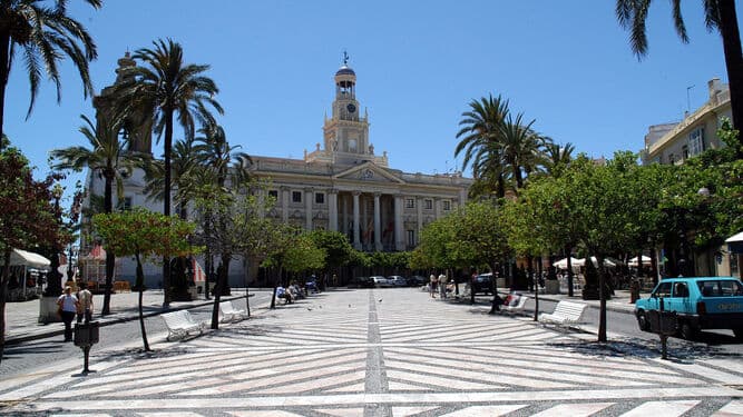 Plaza de San Juan de Dios en Cádiz