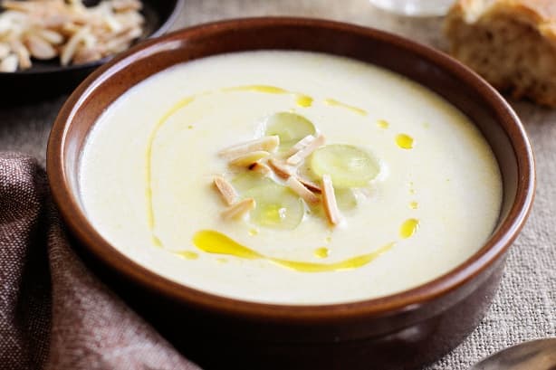 Ajoblanco, typical Malaga food
