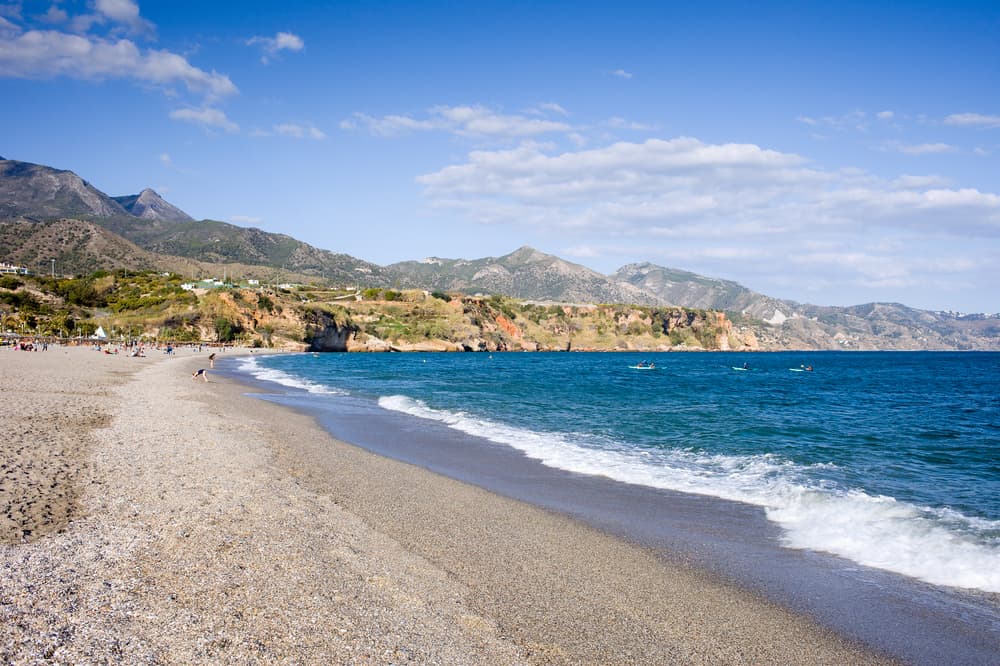 Malaga beaches in summer 2021