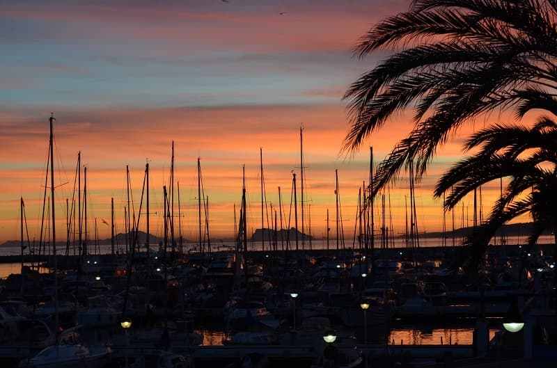 Sunset in Estepona