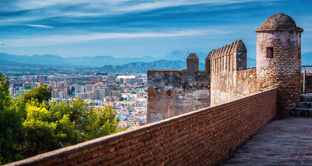 Gibralfaro Castle in Malaga