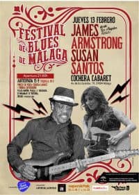 Malaga Blues Festival Poster
