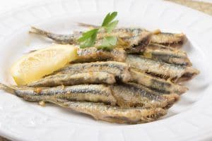 Boqueron frito