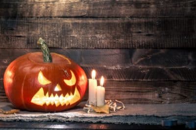 Halloween scene