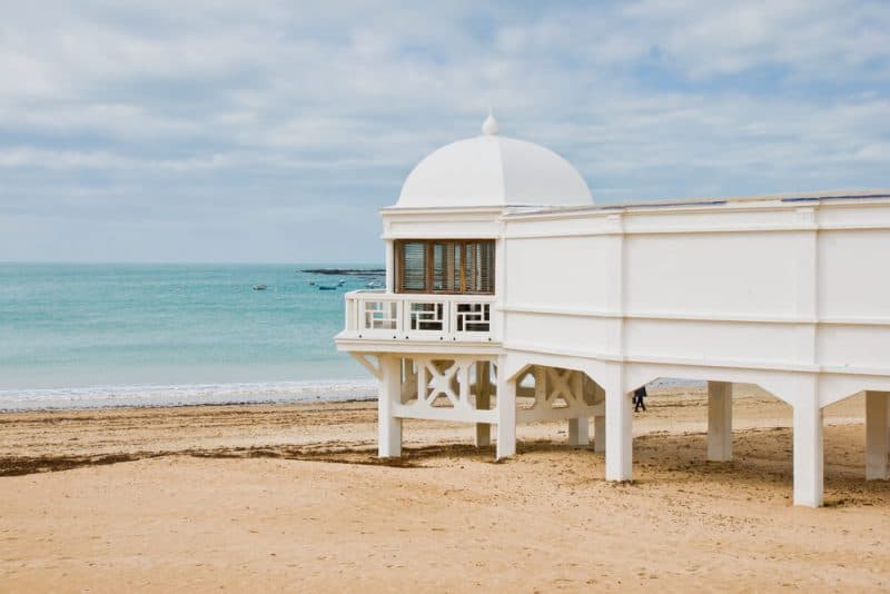 Playa de la Caleta en Cádiz