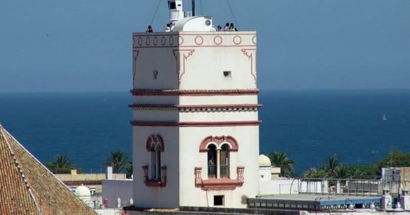 Torre Tavira en la ciudad de Cádiz