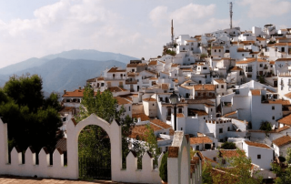 the 5 highest mountainous villages in Malaga