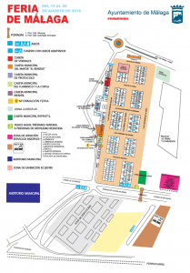 mapa feria de malaga