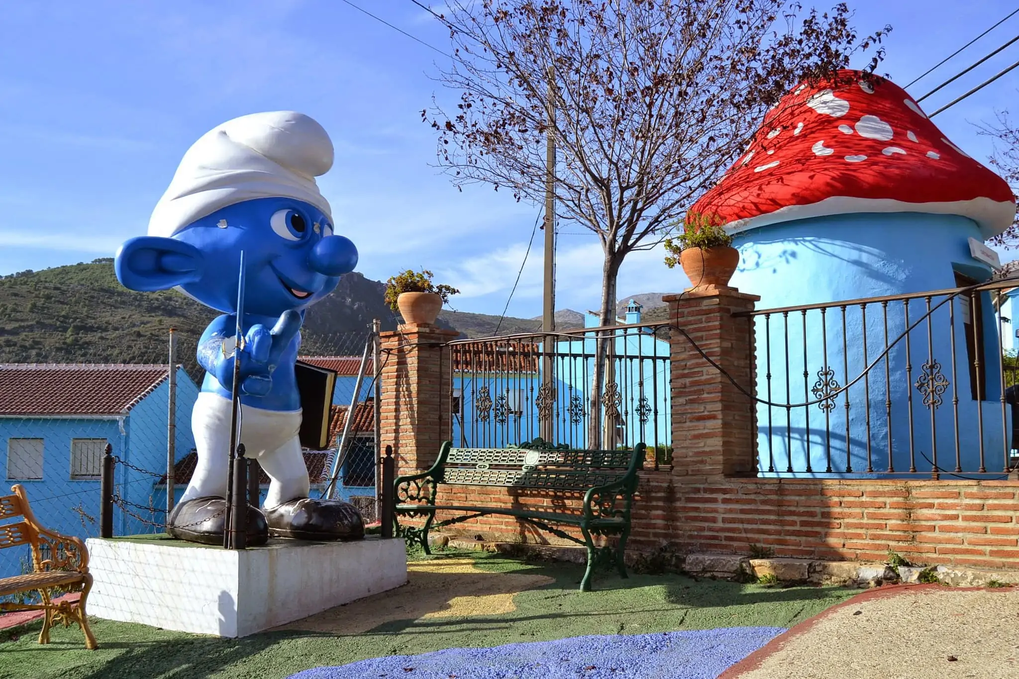 What to see in Júzcar, the blue village