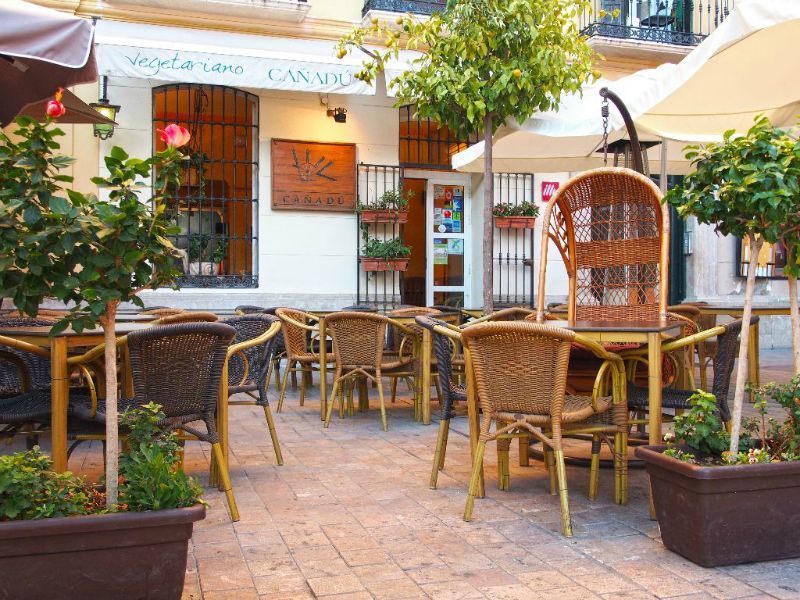 Vegetarian restaurants in Malaga