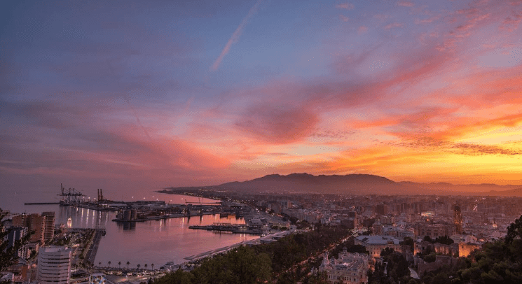 Best sunsets in Malaga