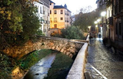 Paseo de los Tristes in Granada