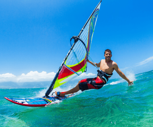Practicar Windsurf en La Cala de Mijas