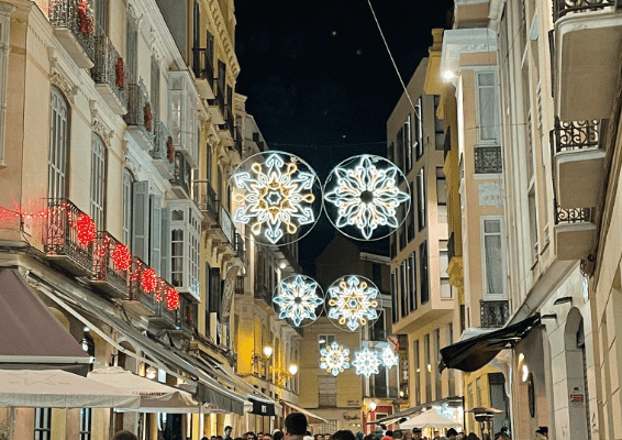 Malaga en navidad