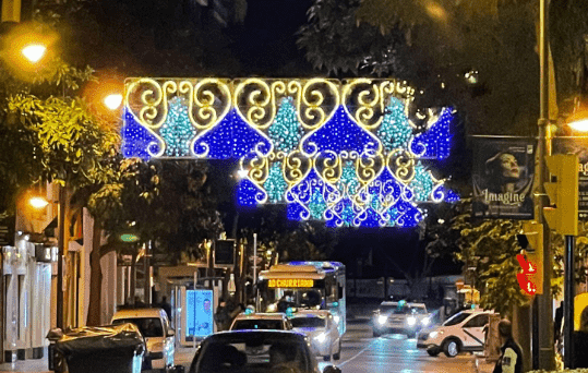 Málaga en navidad